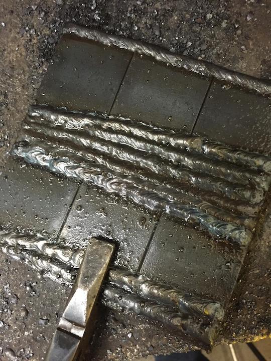 Week 2 SMAW weld pad