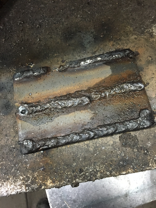 Week 3 SMAW weld pad